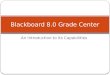 Blackboard 8.0 Grade Center