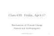 Class #39:  Friday, April 17