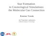 Star Formation  in Cosmological Simulations: the Molecular Gas Connection