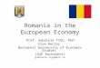 Romania in the European Economy