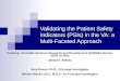 Validating the Patient Safety Indicators (PSIs) in the VA: a Multi-Faceted Approach