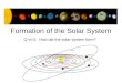 Formation of the Solar System