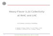 Heavy - Flavor (c,b) Collectivity  at RHIC and LHC