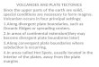 VOLCANOES AND PLATE TECTONICS
