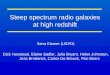 Steep spectrum radio galaxies at high redshift
