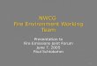 NWCG  Fire Environment Working Team