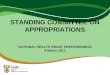 STANDING COMMITTEE ON APPROPRIATIONS