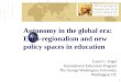 Autonomy in the global era: Euro-regionalism and new policy spaces in education