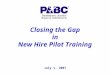 Closing the Gap in New Hire Pilot Training