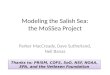 Modeling the Salish Sea: the  MoSSea  Project