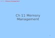 Ch 11 Memory Management