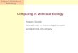 Computing in Molecular Biology