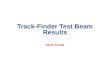 Track-Finder Test Beam Results