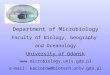 Department of Microbiology Faculty of Biology, Geography  and Oceanology University of Gdańsk