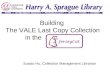 Building  The VALE Last Copy Collection in the  JerseyCAT