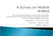 A Survey on Mobile  WiMAX
