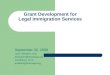 Grant Development for Legal Immigration Services