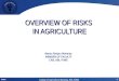 OVERVIEW OF RISKS  IN AGRICULTURE