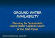GROUND-WATER AVAILABILITY