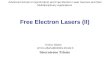 Free Electron Lasers (II)