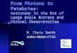 From Photons to Petabytes: Astronomy in the Era of  Large Scale Surveys and  Virtual Observatories