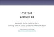 CSE 341 Lecture 18