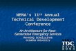 NENA’s 11 th  Annual Technical Development Conference