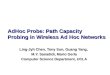 AdHoc Probe: Path Capacity  Probing in Wireless Ad Hoc Networks