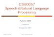 CS60057 Speech &Natural Language Processing