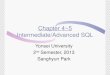 Chapter 4~5 Intermediate/Advanced SQL