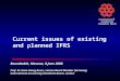Current issues of existing and planned IFRS