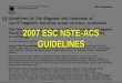 2007 ESC NSTE-ACS GUIDELINES