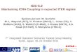 IOS-5.2 Maintaining ICRH Coupling in expected ITER regime Spokes person: M. Goniche