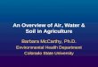 An Overview of Air, Water & Soil in Agriculture