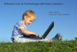 Effective Use of Technology with Early Learners