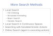 More Search Methods