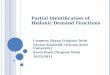 Partial Identification of  Hedonic Demand Functions