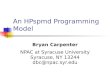 An HPspmd Programming Model