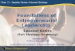 Foundations of Entrepreneurial Leadership