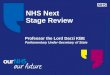 NHS Next  Stage Review