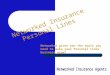 Networked Insurance Personal Lines
