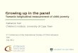 Growing up in the panel Towards longitudinal measurement of child poverty