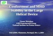 Confinement and MHD Stability in the Large Helical Device