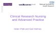 Clinical Research Nursing and Advanced Practice