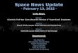 Space News Update - February 13, 2012 -