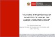 “ACTIONS IMPLEMENTED BY MINISTRY OF LABOR  ON LABOR MIGRATION ISSUE”