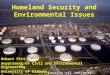 Homeland Security and Environmental Issues