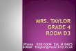 Mrs. Taylor Grade 4 Room D3
