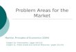 Problem Areas for the Market