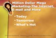 Million Dollar Mega Marketing-The Internet, E-mail and More